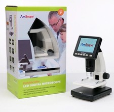 NEW AmScope Premium Portable All-Purpose LCD Digital Microscope with 3.5 Screen