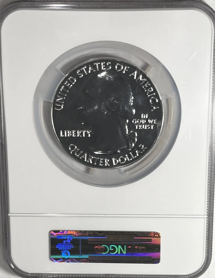 2010 Yosemite National Park ATB 5 oz Silver Coin : NGC MS69 Early Releases - Image 2 of 2