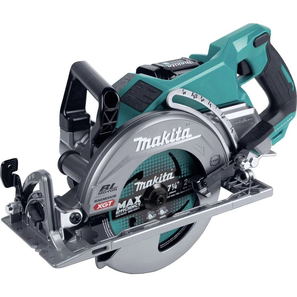 Makita GSR01M1 40V Max XGT 7-1/4 in. Rear Handle Circular Saw Kit (4 Ah) New - Image 2 of 4