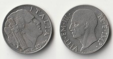 1943 Italy 20 centesimi coin