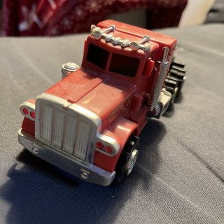 Stomper Vtg Peterbilt Orange Semi Truck Motor Light Tested Works Schaper Drives