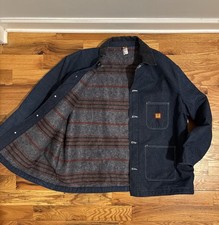 Vintage Men s Big Ben Flannel Lined Chore Coa...