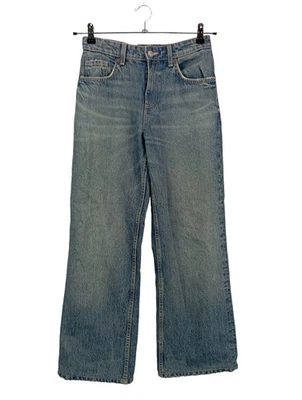 ZARA Jeans boyfriend Dames Jeans T EU 36 bleu style décontracté - Photo 1/4