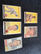 Los Angeles Dodgers Baseball Cards - Furillo, Howard, Newcombe, Valo & Williams