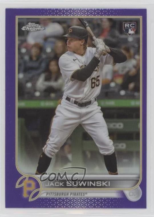 2022 Topps Chrome Update Purple Refractor Jack Suwinski #USC180 0w7
