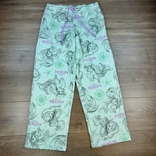 NWOT The Little Mermaid Ariel Flounder AOP Pajama Sleep Pants Bottoms Disney