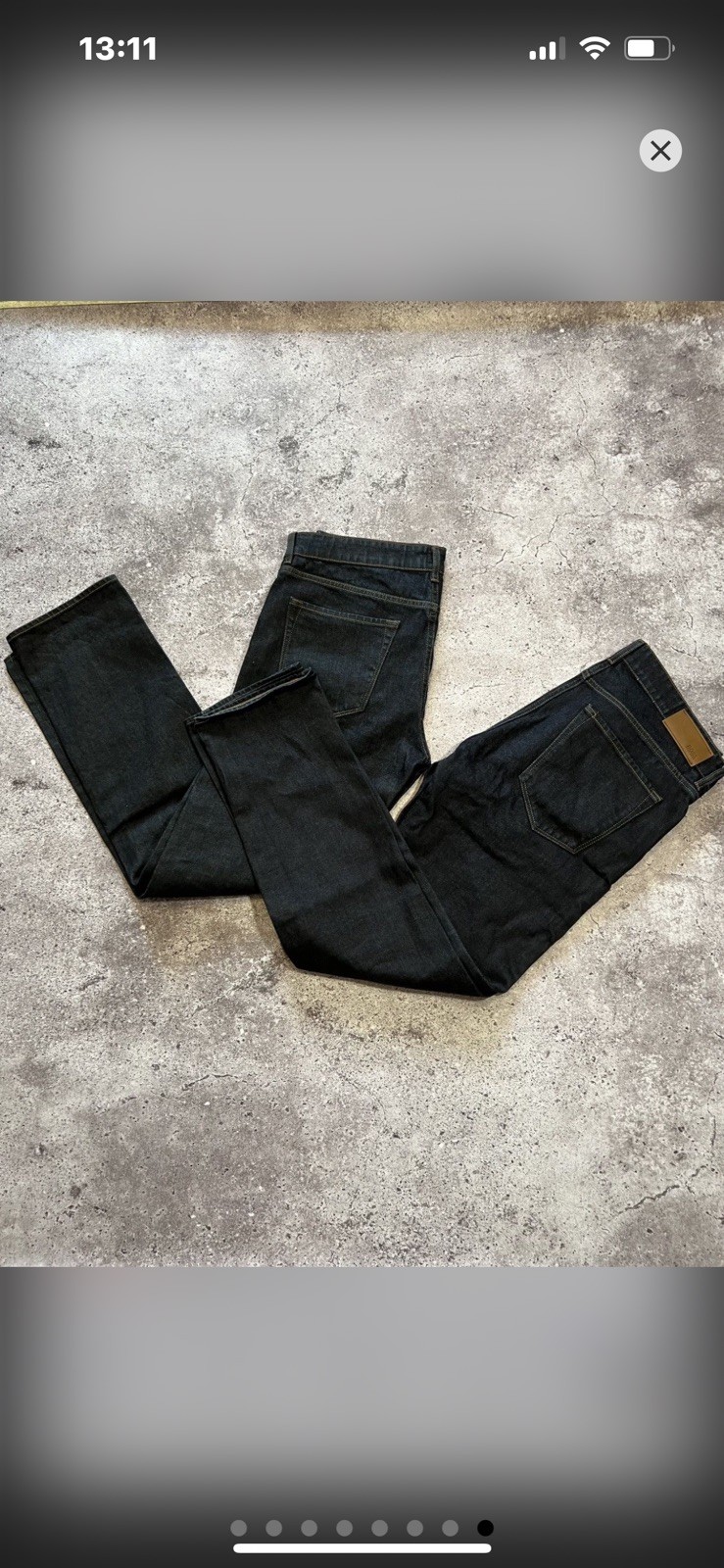 HUGO by Hugo Boss  Jeans Men's 36/32 Regular Fit Dark Wash Denim Casual Stretch thumbnail 12