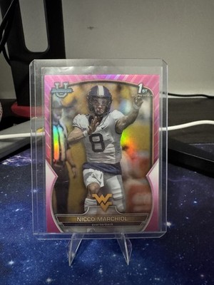 2022 Bowman University Chrome #77 Nicco Marchiol Pink Refractor