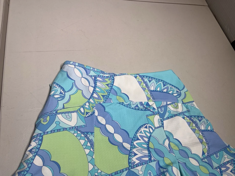 Falda corta G Lifestyle para mujer XS brillante geométrica tenis golf nailon spandex Foto 2 de 4