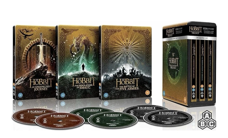 The Hobbit Trilogy 4K UHD Blu-ray Steelbook Collector’s Set US - Image 2 of 3