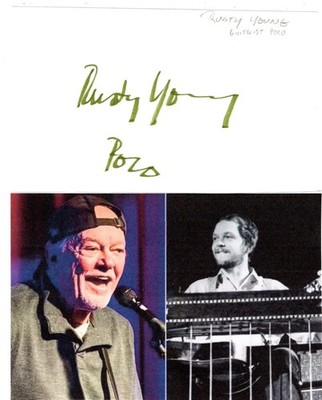 Rusty Young signed card! Poco! | eBay