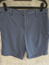 Banana Republic Men's Flat Front Shorts - Blue