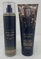 Bath  Body Works INTO THE NIGHT Body Cream  Fragrance Mist Gift Set of 2