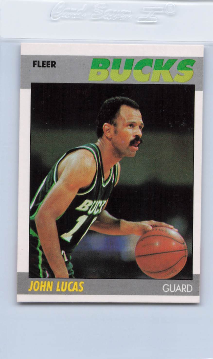 1987/88 Fleer #66 John Lucas Bucks NM *1592