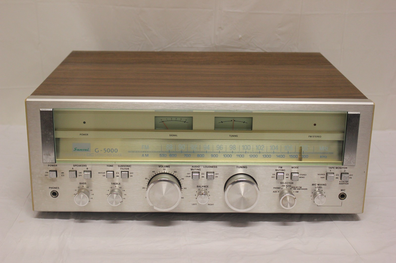 Vintage Sansui G-5000 Pure Power DC Stereo Receiver Clean Tested Works J4