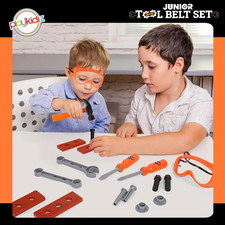 Kids Tool Belt Set - Adjustable Toddler Tool Belt to Pretend Construction, 15...