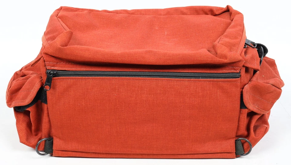 Bolsa de cámara Tenba igual vintage (naranja quemado) con divisores originales (13x7x7"") Foto 4 de 4