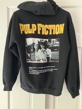 Pulp Fiction Miramax 1994 Iconic movie sweatshirt black hoodie small unisex