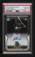 2023 Bowman Draft Chrome Prospect Dillon Head #CDA-DHE PSA 10 GEM MT Auto 1ir6