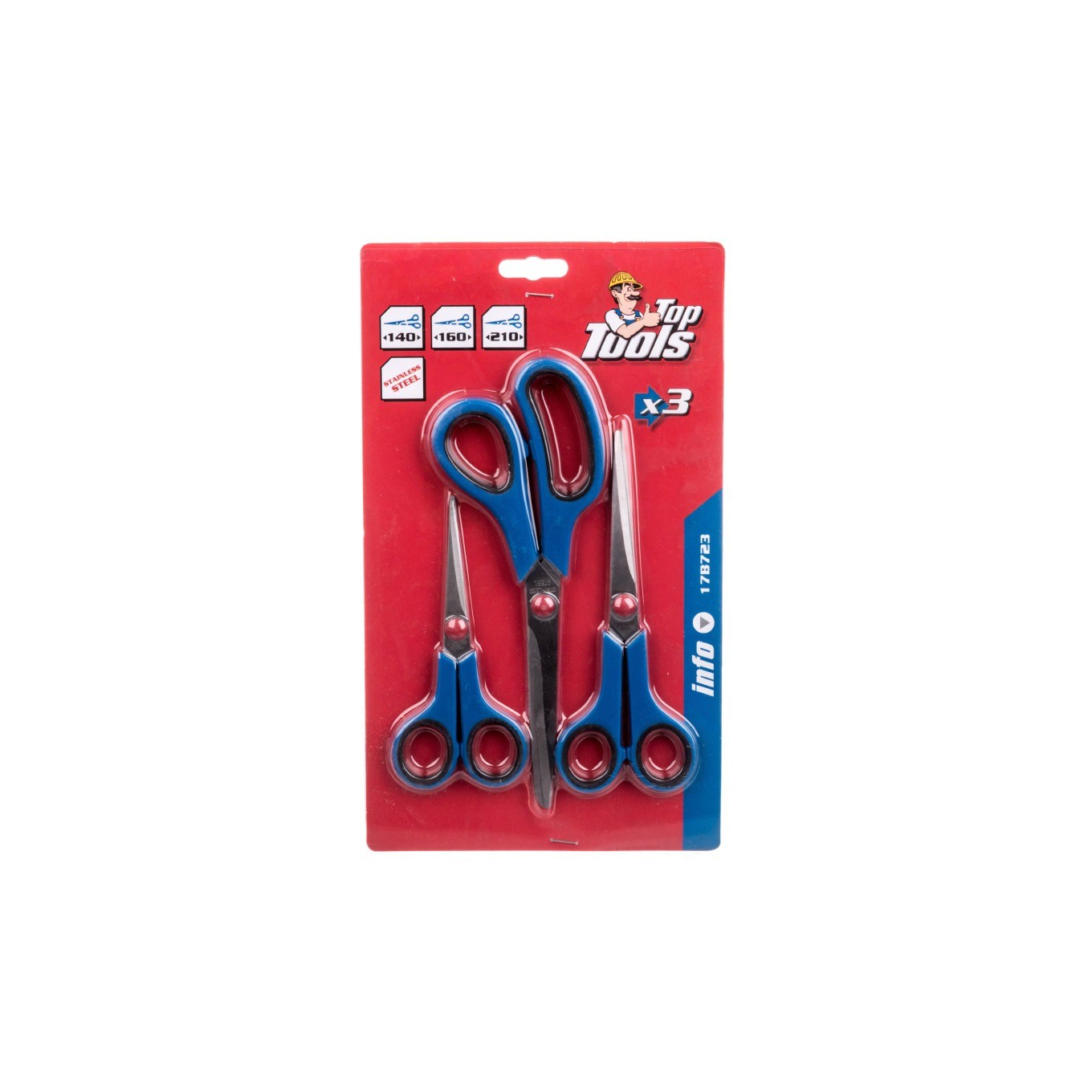 Top Tools Scheren, 3-Tlg. - Bild 2