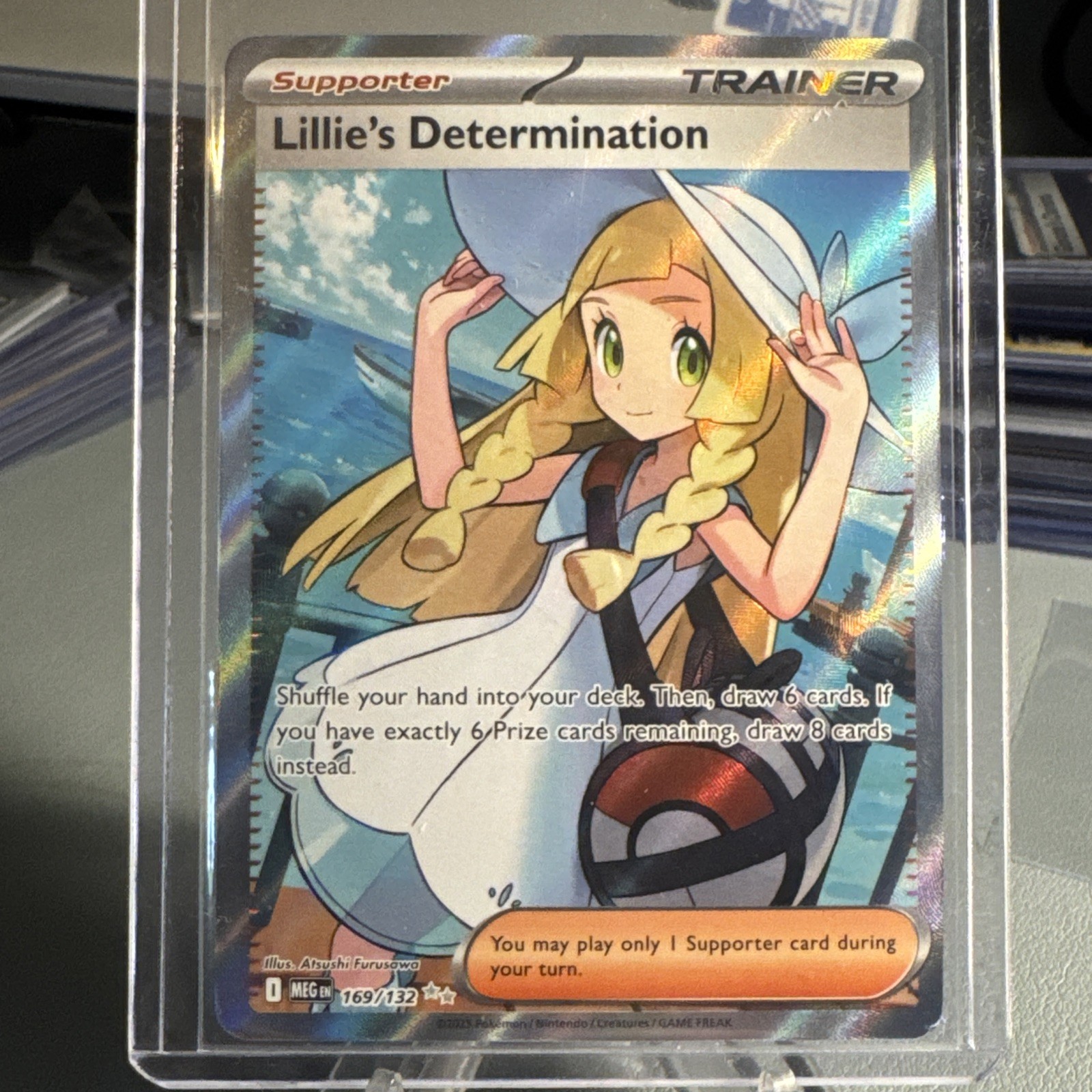 Lillie's Determination 169/132 Me01: Mega Evolution Holo
