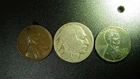 U.S coin 3 pack. Includes 1 Buffalo nickel 1 wheat cent and 1 steel cent.
