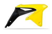 KüHlerabdeckungen Polisport Originalfarbe 09-15 Schwarz/Gelb Suzuki RM-Z450.