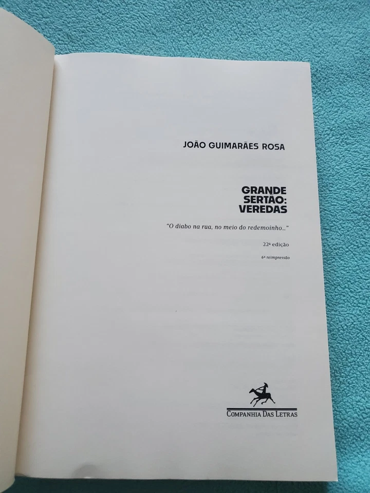 Grande Sertão Veredas João Guimarães Rosa Portuguêse Brazil  Language Literature - Image 3 of 4