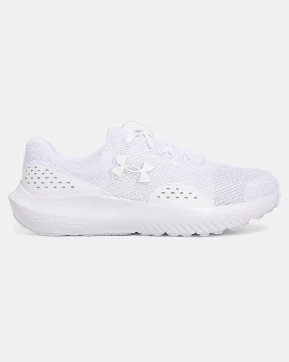 Under Armour UA Surge 4 Wide 4E Men’s Running Shoes White/Anthracite Size 9