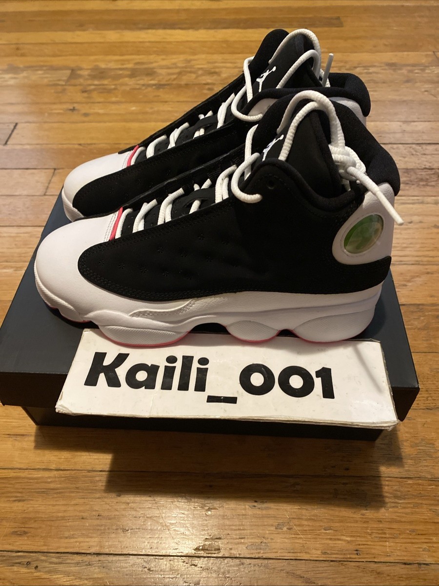 Nike Air Jordan Retro 13 GG BG GS Girls Black Hyper Pink White 439358-008 B | eBay UK