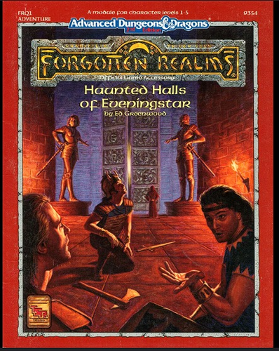 Haunted Halls of Eveningstar FRQ1 Forgotten Realms Dungeons Dragons AD&D - Imagen 3 de 5