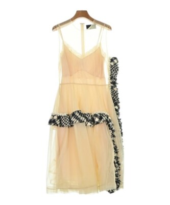 green emerald velvet dress Simone Rocha Metallic Moss Sleeveless Crinkled Fitted Dart Dress 73621065 main image 0