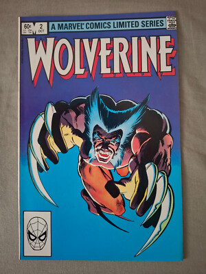 Wolverine Limited Series #2 Frank Miller (1982) 1st Full App Yukio Key