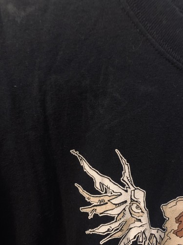 Camiseta Maria Brink firmada en este momento autografiada banda de conciertos negra mediana - Imagen 3 de 4