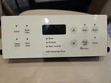 OEM FRIGIDAIRE RANGE CONTROL BOARD PART # 316412214 WITH BISQUE OVERLAY