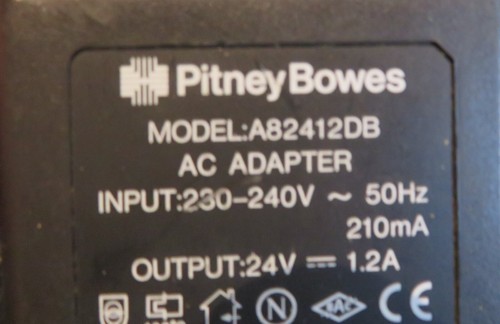 Pitney Bowes A82412DB 24V 1.2A Power Supply/Lead Working - Picture 3 of 10