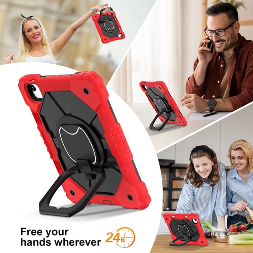 Case For iPad 6/7/8/9/10th Air 6 5 4 Pro 11 2024 Shockproof Rugged Stand Cover - Afbeelding 64 van 174