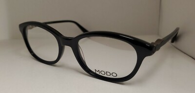 MODO 6006 Full Rim Round Handmade Eyeglass Frames 49-17-140 BLACK