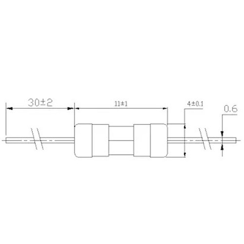 Fusible de vidrio tubo axial de 3,6 mm x 10 mm de soplo rápido 3,6 x 10 mm 250 V 10A F10A 10 piezas - Imagen 4 de 4