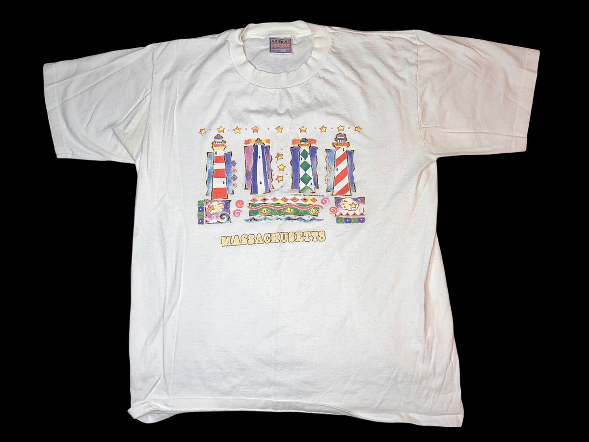 Vintage Massachusett T Shirt MCMXCVI F&M Expressions Single Stitch 