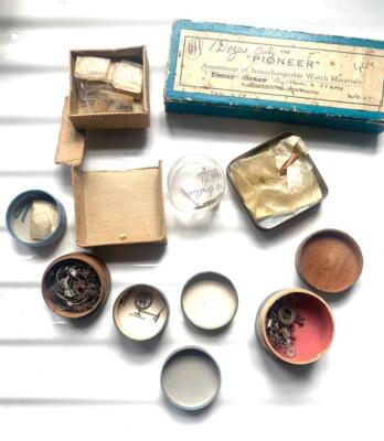 Vintage Uhrenteile - Klicks, Knöpfe, Stiele - Ersatzteile & Reparaturen - Restposten