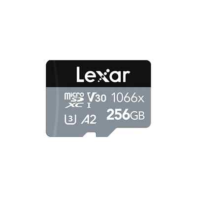 Lexar Professional 1066x SILVER Series 256GB microSDXC Memory Card Class 10
