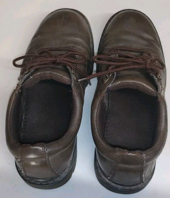 希少90s airwalk ブラウン レザー Vintage 90's Airwalk Chunky Platform Brown Leather Oxford Shoes