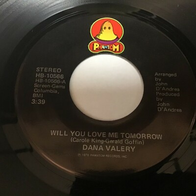 Dana Valery - Will You Love Me Tomorrow / I Never Had It So 45 RPM Record - Soul