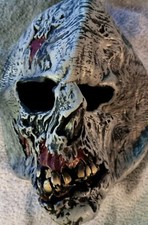Zombie Skeleton Bloody Halloween Face Mask Vinyl