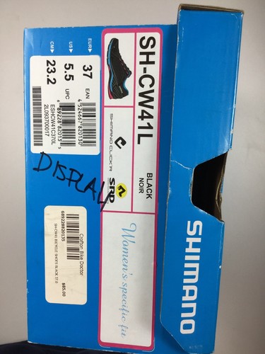 Shimano SPD Cycling Shoes With Sneaker Conversion Black/Blue Womens EU 37 US 5.5 - Picture 4 of 4