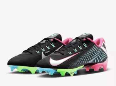 Nike Vapor Edge 360 VC Black Pink Football Cleats FN7856 001 MEN'S