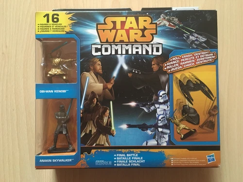 Pack 16 figurines et véhicules Star Wars Command - Bataille Finale (épisode 3)