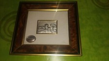 Quadro Emyl Sere' Lamina d' argento puro e riporti in oro 24kt opera ORIGINALE