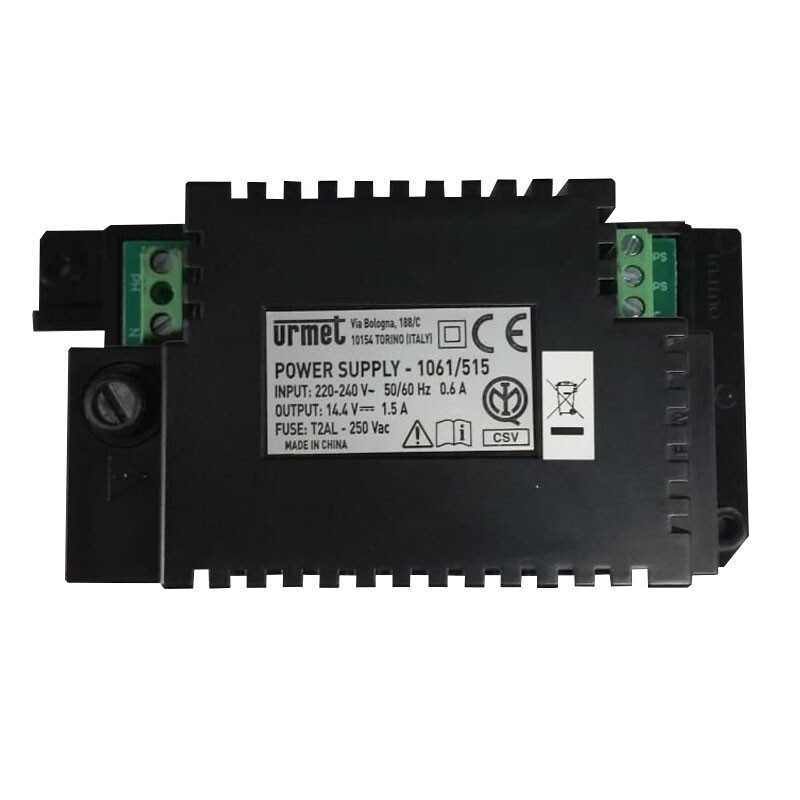Urmet 1061/515 Alimentatore PS515 1.5A per Sistemi Antifurto Urmet